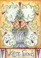 Welcome Friends Pineapple Fine Art Print