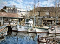 San Francisco Fishrman's Wharf 1941 Fine Art Print
