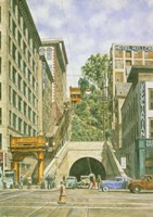 Angeles Flight c.1942 Fine Art Print