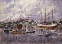 Launching Of Elinor F. Bartram Fine Art Print