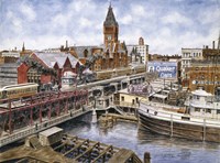 Chicago,  Elevated R.R., c.1896 Fine Art Print