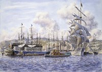 Long Wharf,  Santa Monica Fine Art Print