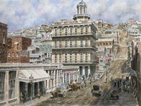 San Francisco, Knob Hill 1854 Fine Art Print