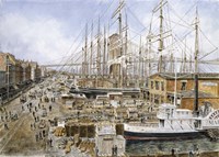 Wall St. Ferry, NY Fine Art Print