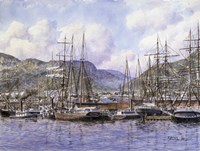 Honolulu Harbor, c.1898 Fine Art Print
