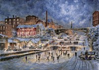 The Skating Party, Lockport NY,  c. 1905 Fine Art Print