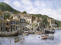 Kokkari Samos, Greece, Fisherman's Corner Fine Art Print