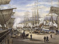 The Green St. Wharf Fine Art Print