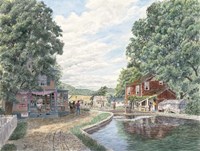 Summertime, Morris Canal Fine Art Print