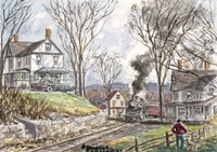 Fall Train Fine Art Print