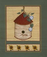 Birch Birdhouse Fine Art Print