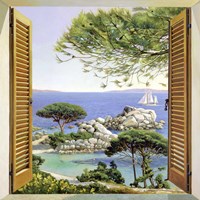 Finestra sul Mediterraneo Fine Art Print