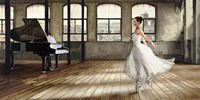 Dim Light Ballerina Fine Art Print