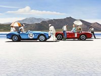 Bonneville Salt Plains (Detail) Fine Art Print