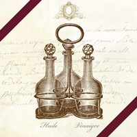 Huile et Vinaigre Fine Art Print