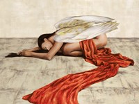 Reclined Angel Fine Art Print