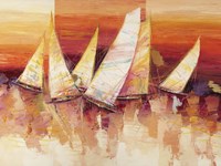 Vele all'Orizzonte (Detail) Fine Art Print