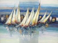 Vele nel Blu Fine Art Print