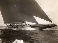 J Class Sailboat, 1934 Framed Print