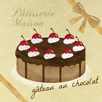 Gateau au Chocolat Fine Art Print