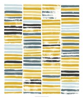 Saffron Block Print I Fine Art Print