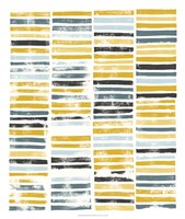 Saffron Block Print II Fine Art Print