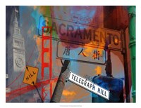 San Francisco Signs I Framed Print