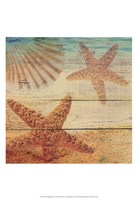 On Sandy Beach I Framed Print
