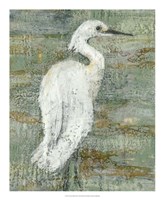 Textured Heron II Fine Art Print