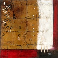 Red Contemporary III Fine Art Print