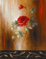 Crimson Rose II Fine Art Print