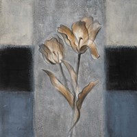 Tulips in Blue II Fine Art Print