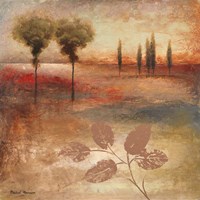 Warm Textural Landscape I Fine Art Print