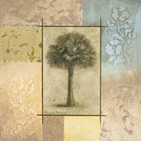 Palm Woodcut I Fine Art Print