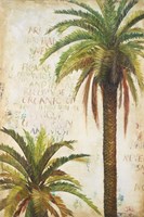 Palms & Scrolls I Framed Print