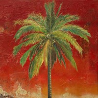 La Palma on Red I Fine Art Print