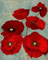 Kindle's Poppies II Fine Art Print