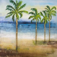 Ocean Palms II Fine Art Print