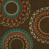 Chocolate Suzani I Fine Art Print