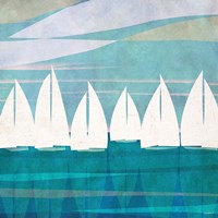 Afternoon Regatta I Fine Art Print