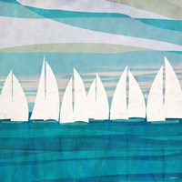 Afternoon Regatta II Fine Art Print