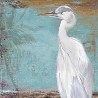 Tropic Heron II Fine Art Print