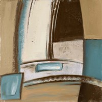 Time Flies on Blue I Framed Print