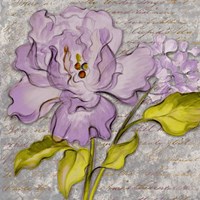 Purple Florals II Framed Print