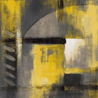 Grey and Yellow Soiree I Fine Art Print