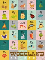 Woodland Alphabet Fine Art Print