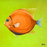 Bright Aquatic Life II Fine Art Print