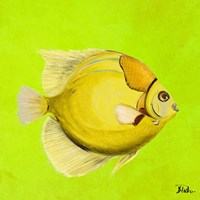 Bright Aquatic Life III Fine Art Print