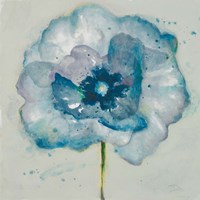 Flower in Blue II Fine Art Print