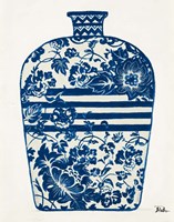 The Indigo Pottery II Framed Print